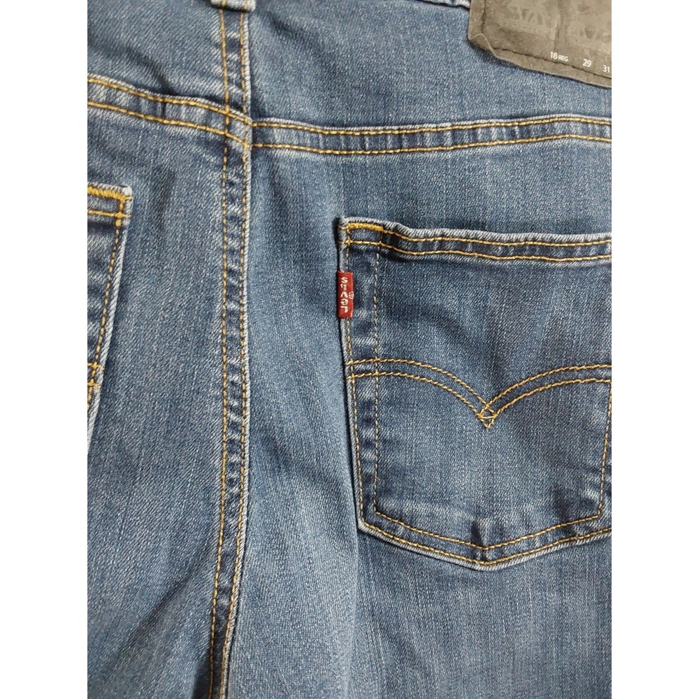 Levis 511 Slim Fit Performance Jeans Mens 29x31 Blue Denim Medium Wash 18 REG - Picture 3 of 4